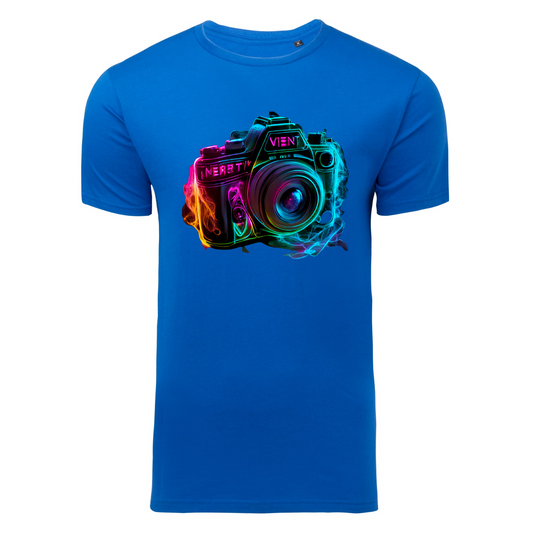 T-shirt Camera Vibrant Neon