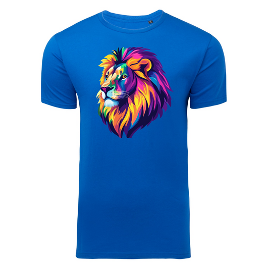 T-shirt Fierce and Colorful Lion